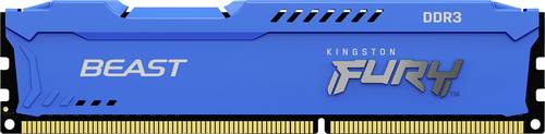 Kingston FURY Beast PC-Arbeitsspeicher Modul DDR3 4GB 1 x 4GB 1600MHz 240pin DIMM CL10 KF316C10B/4 von Kingston