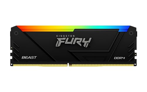 Kingston FURY Beast RGB 16GB 3200MT/s DDR4 CL16 DIMM PC Arbeitsspeicher KF432C16BB12A/16 von Kingston