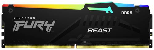 Kingston FURY Beast RGB PC-Arbeitsspeicher Modul DDR5 32GB 1 x 32GB Non-ECC 5600MHz 288pin DIMM CL36 von Kingston