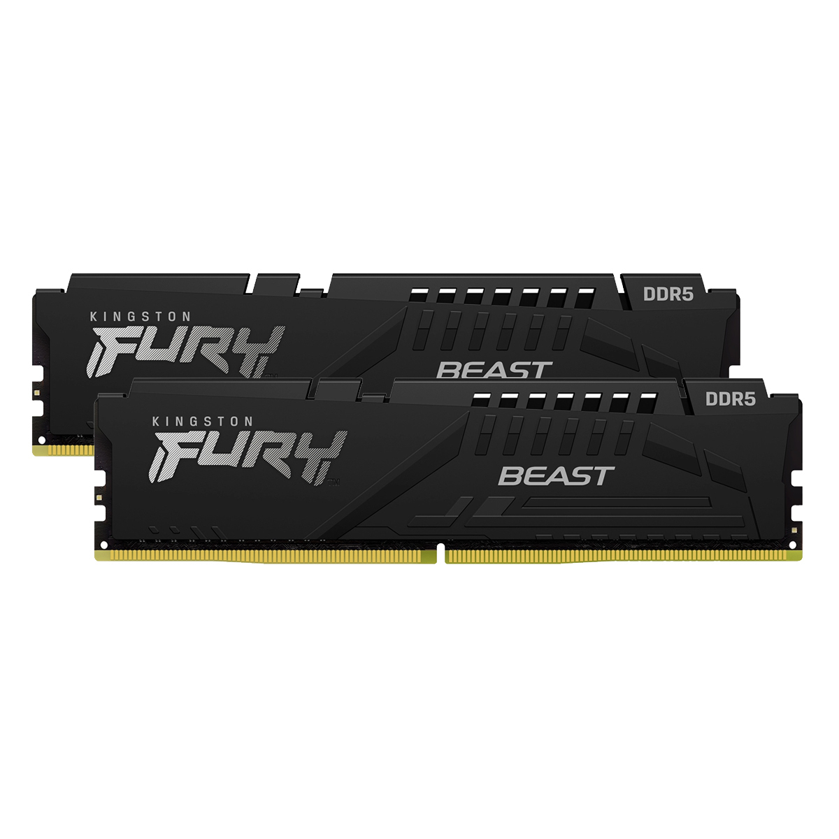 Kingston FURY Beast Schwarz 64GB Kit (2x32GB) DDR5-6000 XMP CL40 DIMM Arbeitsspeicher von Kingston