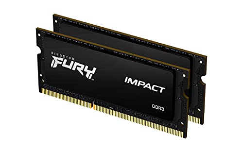 Kingston FURY Impact 16GB (2x8GB) 1866MHz DDR3 CL11 Laptop Speicher Kit mit 2 KF318LS11IBK2/16 von Kingston
