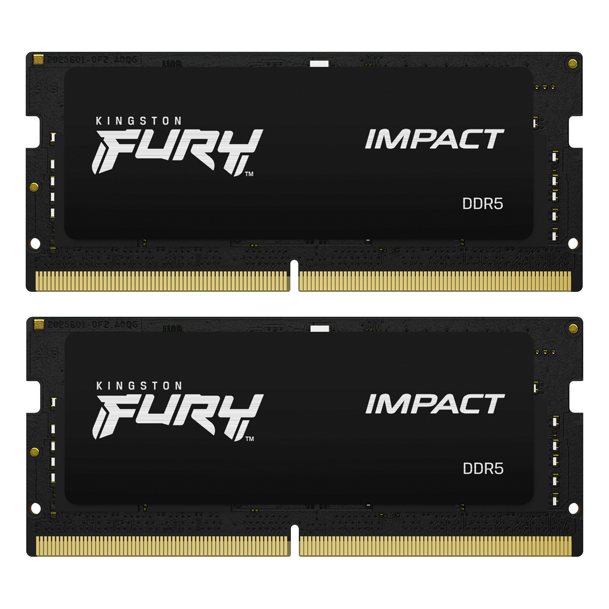 Kingston FURY Impact 16GB Kit (2x8GB) DDR5-4800 CL38 SO-DIMM Arbeitsspeicher von Kingston
