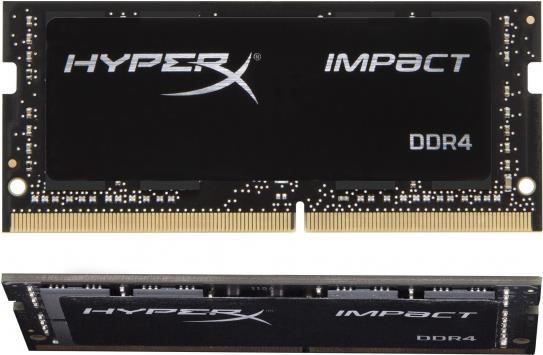 Kingston FURY Impact - DDR4 - Kit - 64 GB: 2 x 32 GB - SO DIMM 260-PIN - 3200 MHz / PC4-25600 - CL20 - 1.2 V - ungepuffert - non-ECC - Schwarz (KF432S20IBK2/64) von Kingston