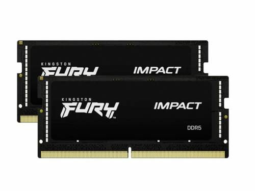 Kingston FURY Impact Laptop-Arbeitsspeicher Kit DDR5 32GB 2 x 16GB Non-ECC 5600MHz 262pin SO-DIMM CL von Kingston