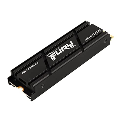 Kingston FURY Renegade 1000G PCIe 4.0 NVMe SSD W/ HEATSINK - Für Gamer, Enthusiasten und Hochleistungsnutzer - SFYRSK/1000G von Kingston