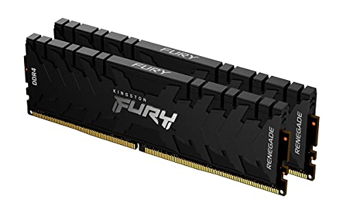 Kingston FURY Renegade 16GB (2x8GB) 4266MHz DDR4 CL19 Desktop Speicher Kit mit 2 KF442C19RBK2/16 von Kingston