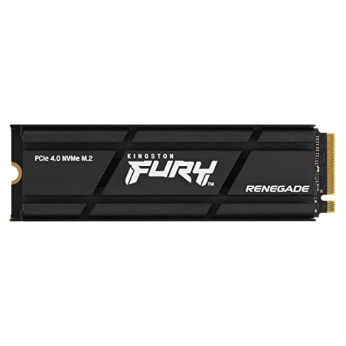 Kingston FURY Renegade 2000G PCIe 4.0 NVMe SSD W/ HEATSINK - Für Gamer, Enthusiasten und Hochleistungsnutzer- SFYRDK/2000G, Festkörper-Laufwerk von Kingston