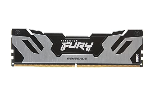 Kingston FURY Renegade DDR5 Silber/Schwarz XMP 32GB 6400MT/s CL32 DIMM Desktop Gaming Speicher - KF564C32RS-32 von Kingston