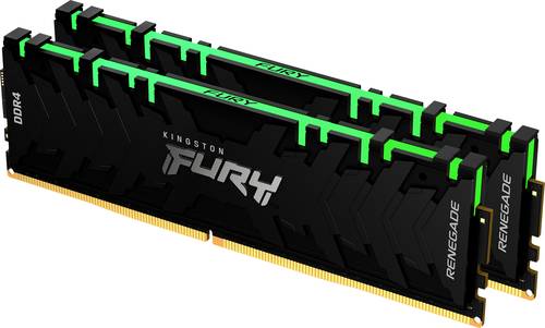 Kingston FURY Renegade RGB PC-Arbeitsspeicher Kit DDR4 16GB 2 x 8GB 3000MHz 288pin DIMM CL15 KF430C1 Kingston FURY Renegade RGB PC-Arbeitsspeicher Kit DDR4 16GB 2 x 8GB 3000MHz 288pin DIMM CL15 KF430C1 von Kingston
