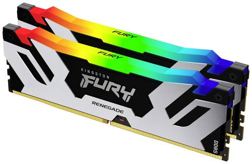 Kingston FURY Renegade RGB PC-Arbeitsspeicher Kit DDR5 32GB 2 x 16GB Non-ECC 6400MHz 288pin DIMM CL3 Kingston FURY Renegade RGB PC-Arbeitsspeicher Kit DDR5 32GB 2 x 16GB Non-ECC 6400MHz 288pin DIMM CL3 von Kingston