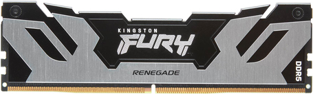 Kingston FURY Renegade Silver - DDR5 - Modul - 16 GB - DIMM 288-PIN - 6400 MHz / PC5-51200 - CL32 - 1.4 V - ungepuffert - on-die ECC (KF564C32RS-16) von Kingston