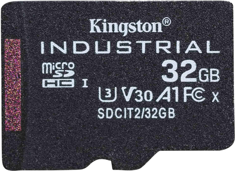 Kingston Industrial - Flash-Speicherkarte - 32 GB - A1 / Video Class V30 / UHS-I U3 / Class10 - microSDHC UHS-I Kingston Industrial - Flash-Speicherkarte - 32 GB - A1 / Video Class V30 / UHS-I U3 / Class10 - microSDHC UHS-I von Kingston