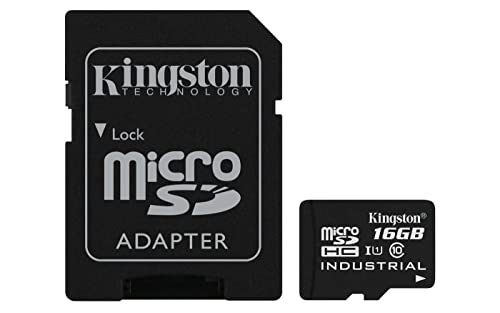 Kingston Industrial Temperature Micro SDHC UHS-I 16GB Class 10 Speicherkarte (nur karte) von Kingston