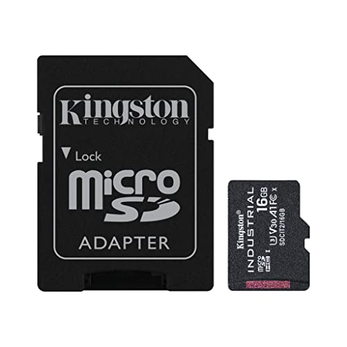 Kingston Industrial microSD - 16GB microSDHC Industrial C10 A1 pSLC Karte + SD-Adapter - SDCIT2/16GB Kingston Industrial microSD - 16GB microSDHC Industrial C10 A1 pSLC Karte + SD-Adapter - SDCIT2/16GB von Kingston