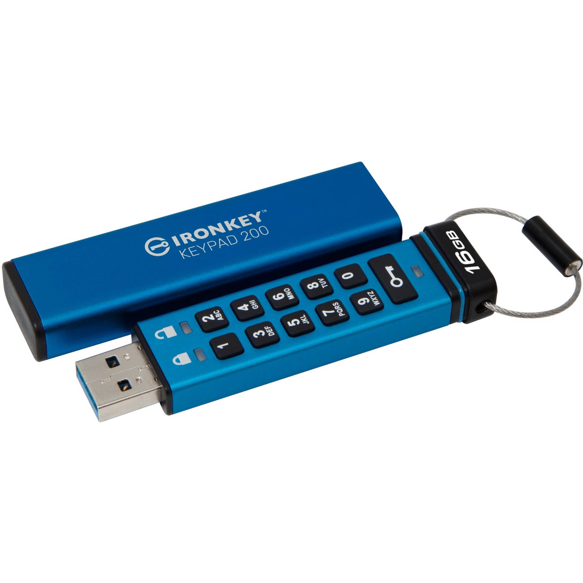 Kingston IronKey Keypad 200 16GB USB 3.2 Gen 1 Stick with Hardware Encryption Kingston IronKey Keypad 200 16GB USB 3.2 Gen 1 Stick with Hardware Encryption von Kingston