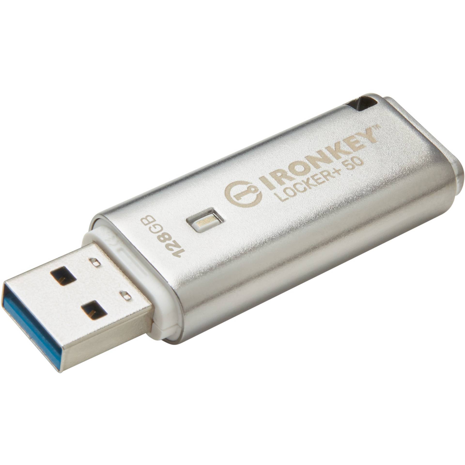 Kingston IronKey Locker+ 50 128 GB USB Stick with 256-bit Hardware Encryption Kingston IronKey Locker+ 50 128 GB USB Stick with 256-bit Hardware Encryption von Kingston