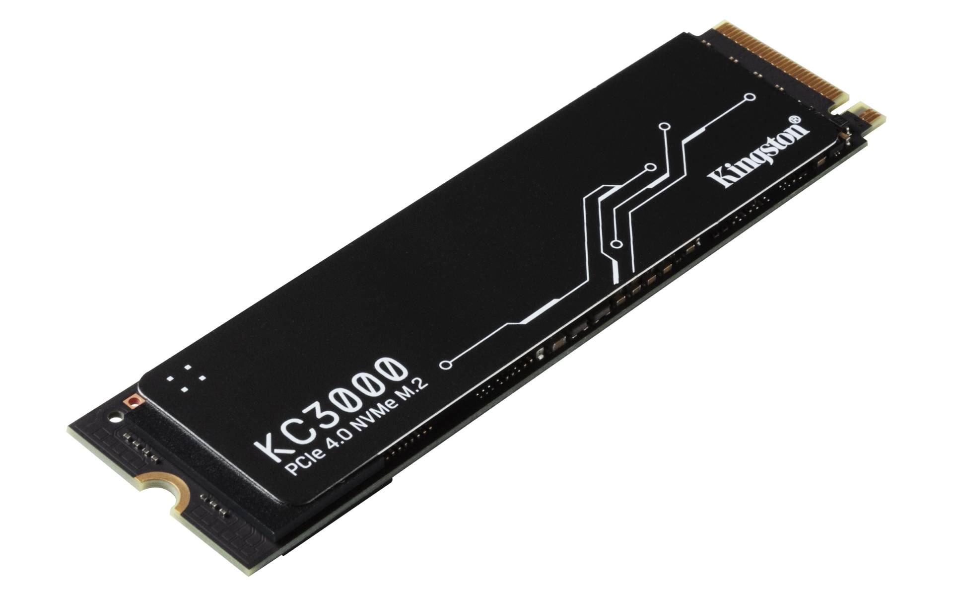 Kingston KC3000 NVMe SSD 4096 GB M.2 2280 TLC PCIe 4.0 (SKC3000D/4096G) von Kingston