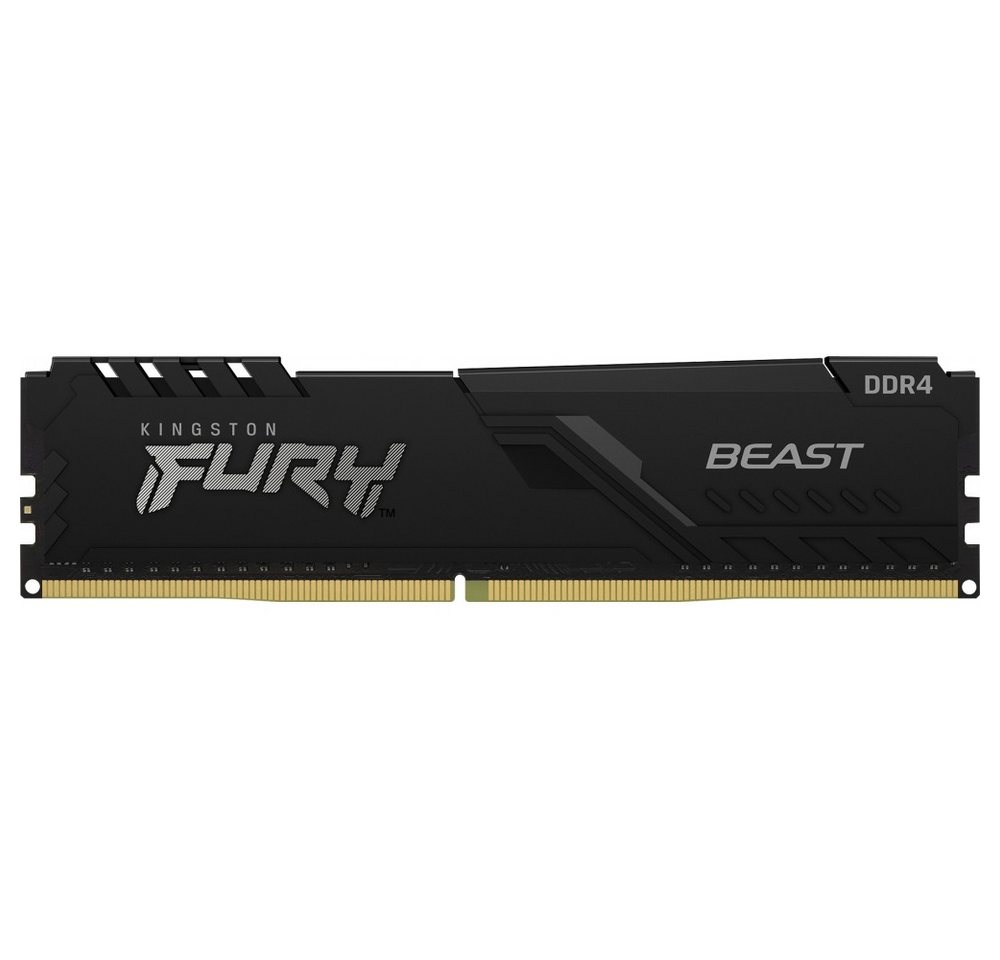 Kingston KINGSTON FURY Beast 8GB DDR4-3200 CL16 RAM Gaming Speicher. Arbeitsspeicher Kingston KINGSTON FURY Beast 8GB DDR4-3200 CL16 RAM Gaming Speicher. Arbeitsspeicher von Kingston