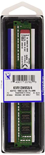 Kingston KVR13N9S8/4 Arbeitsspeicher 4GB (DDR3 Non-ECC CL9 DIMM 240-pin, 1,5V) von Kingston