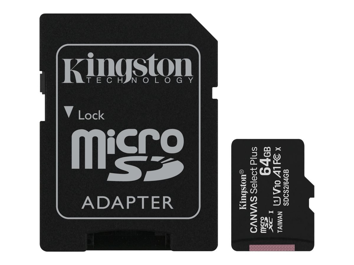 Kingston Kingston Canvas Select Plus microSDXC Class 10 Speicherkarte + Adapter Speicherkarte Kingston Kingston Canvas Select Plus microSDXC Class 10 Speicherkarte + Adapter Speicherkarte von Kingston