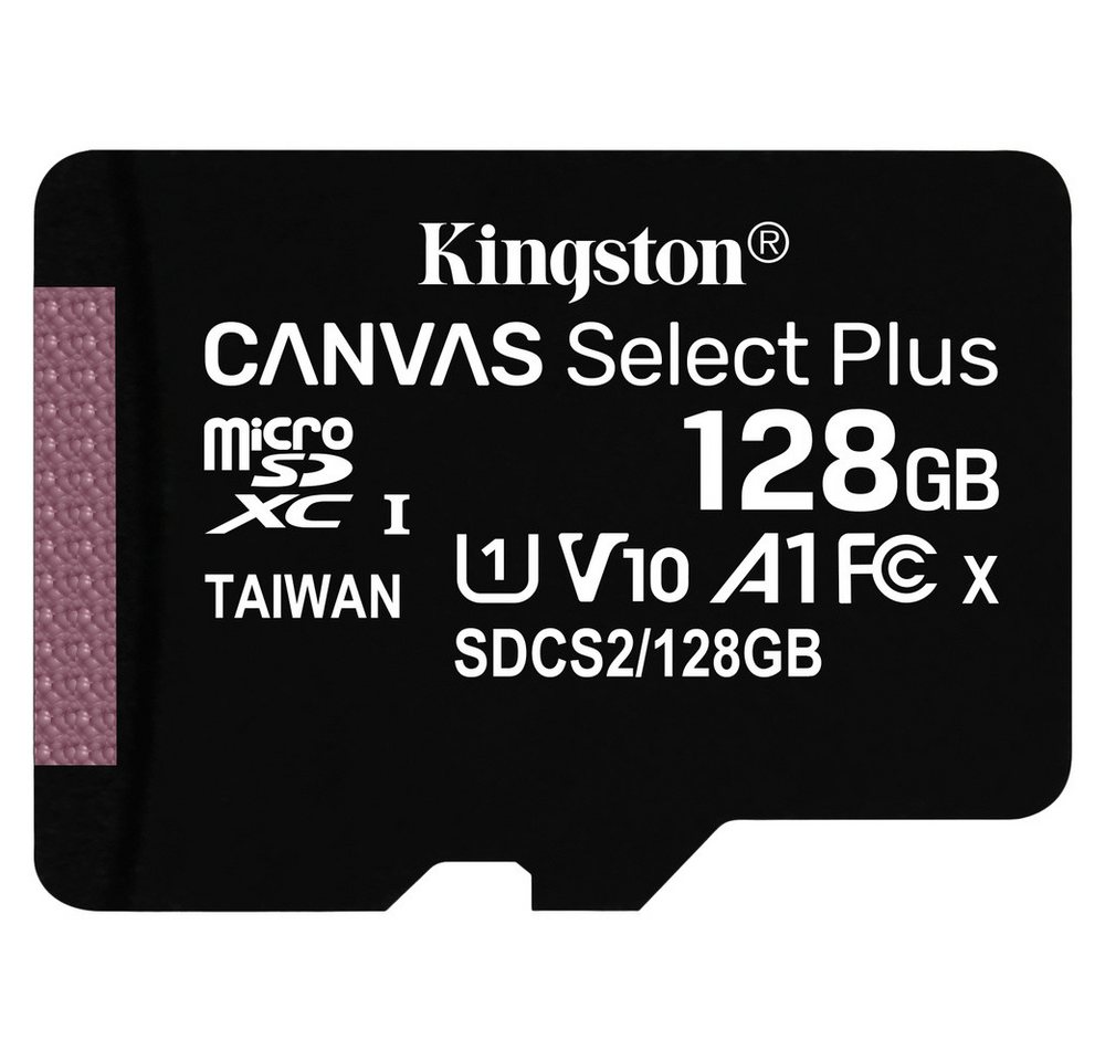 Kingston Kingston Canvas Select Plus microSDXC-Karte 128 GB Class 10 UHS-I Speicherkarte Kingston Kingston Canvas Select Plus microSDXC-Karte 128 GB Class 10 UHS-I Speicherkarte von Kingston