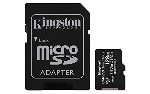 Kingston Micro-SDXC Canvas Select Plus Class 10 Flash-Speicherkarte SDCS2 Speicher, 128 GB von Kingston