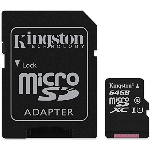 Kingston Micro-SDXC-Speicherkarte für Alcatel Pixi 3 (10), 64 GB von Kingston