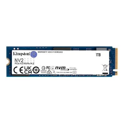 Kingston NV2 NVMe SSD 1 TB M.2 2280 PCIe 4.0 von Kingston