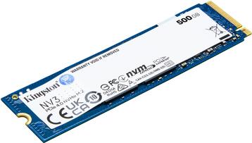Kingston NV3 - SSD - 500 GB - intern - M.2 2280 - PCIe 4.0 x4 (NVMe) (SNV3S/500G) von Kingston