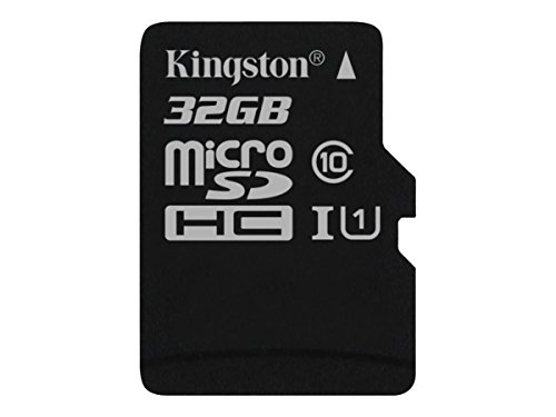 Kingston SDCS/32GBSP MicroSD Canvas Select Geschwindigkeiten der Klasse 10 UHS-I – bis zu 80 MB/s Lesezugriff (Nur Karte)- Erwecken Sie HD-Videos zum Leben von Kingston