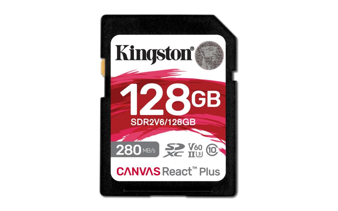 Kingston Canvas React Plus Speicherkarte 128 GB von Kingston