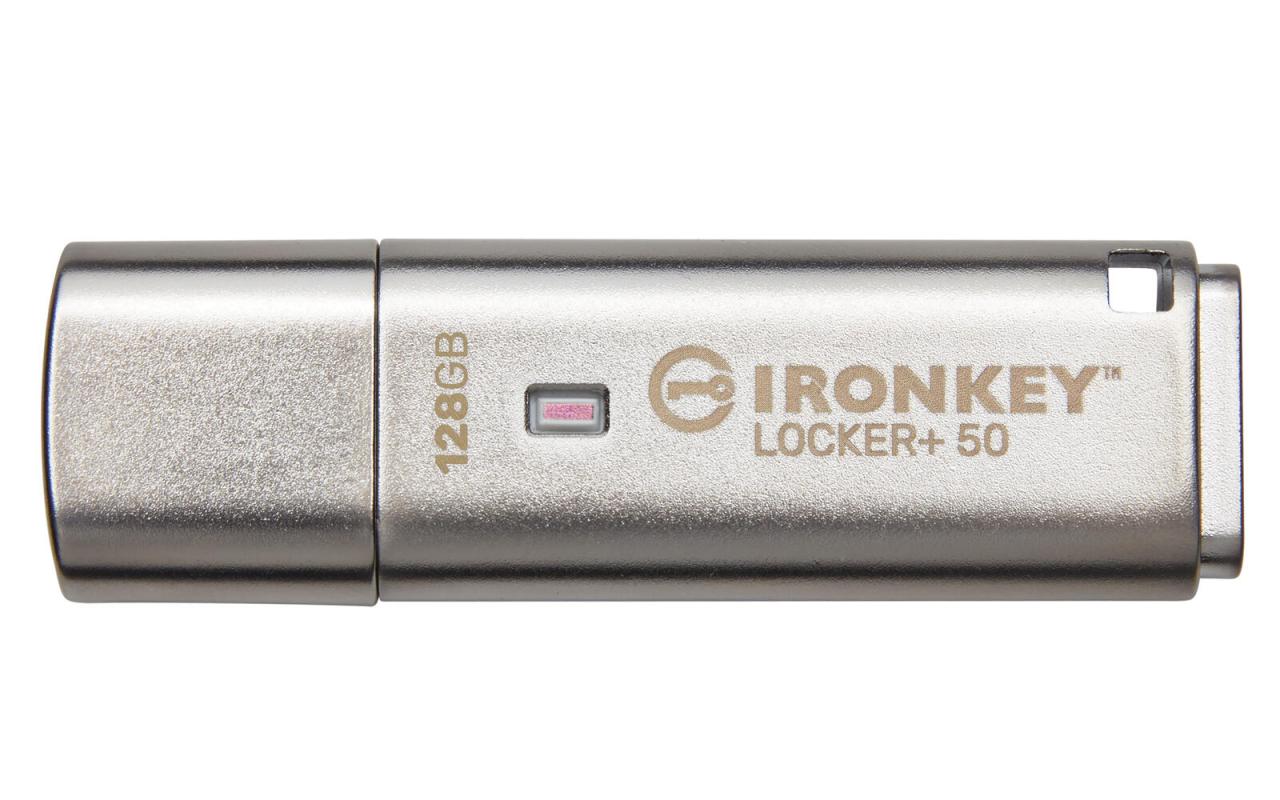 Kingston IronKey Locker+ 50 USB-Stick 128 GB Kingston IronKey Locker+ 50 USB-Stick 128 GB von Kingston