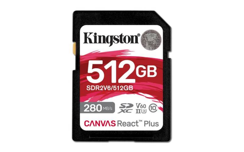 Kingston Canvas React Plus Speicherkarte 512 GB von Kingston