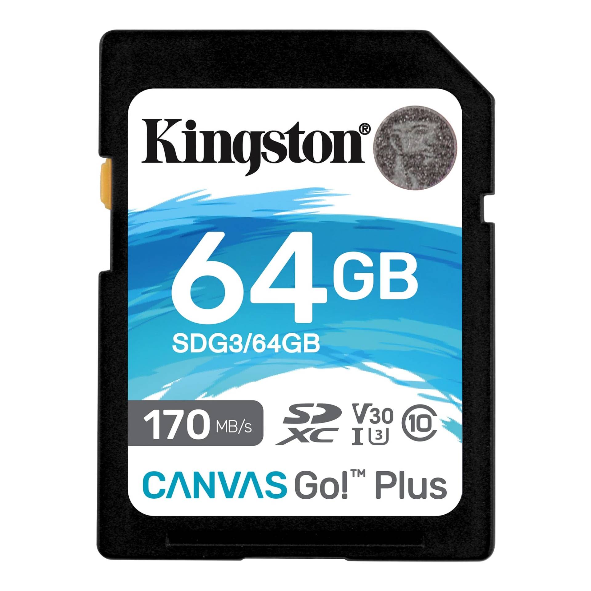 SD Card  64GB Kingston SDXC Canvas Go Plus C10 retail von Kingston