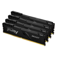 Kingston Technology FURY 32GB 3200MT/s DDR4 CL16 DIMM (4er-Kit) Beast Black von Kingston