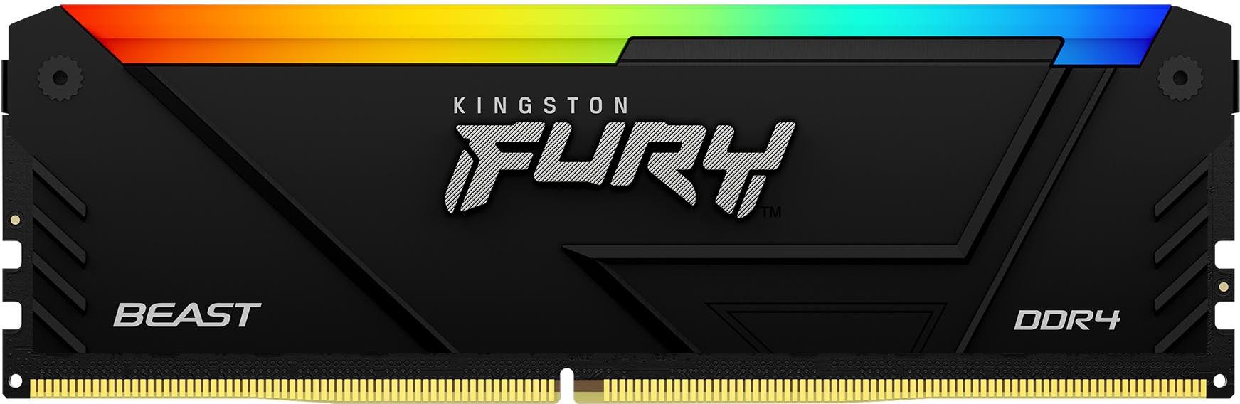 Kingston Technology FURY Beast RGB Speichermodul 16 GB 1 x 16 GB DDR4 3200 MHz (KF432C16BB12A/16) von Kingston