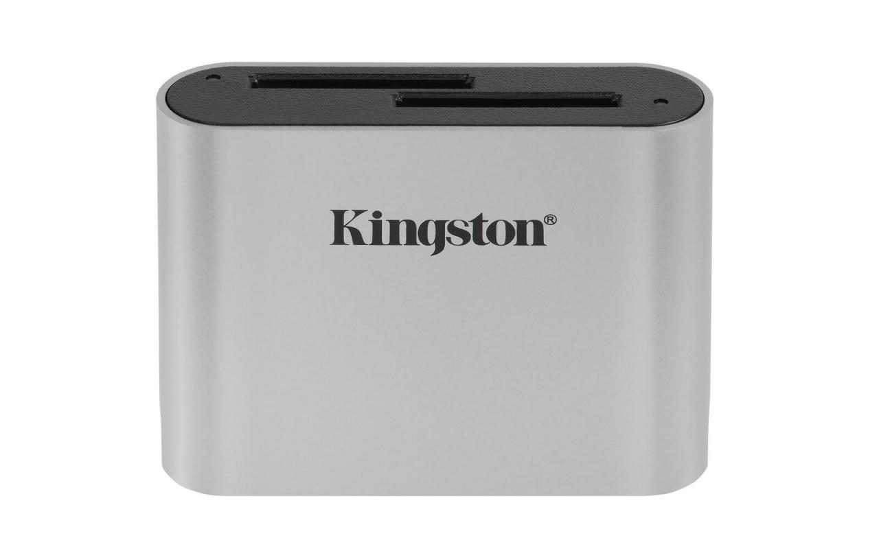 Kingston Workflow - Kartenleser - USB-C 3.2 Gen 1 - mit 2 Steckplätzen Kingston Workflow - Kartenleser - USB-C 3.2 Gen 1 - mit 2 Steckplätzen von Kingston