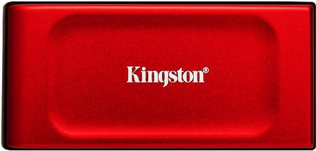 Kingston XS1000 - SSD - 2 TB - extern (tragbar) - USB 3.2 Gen 2 (USB-C Steckverbinder) - Rot (SXS1000R/2000G) von Kingston