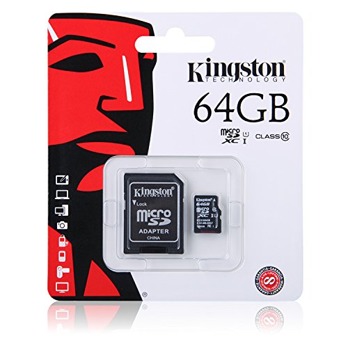 Original Kingston MicroSD Speicherkarte 64GB Für Samsung galaxy J5 / J5 Duos - 64GB von Kingston