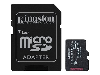 SD MicroSD Card  64GB Kingston SDHC     (Class10) w.A retail von Kingston