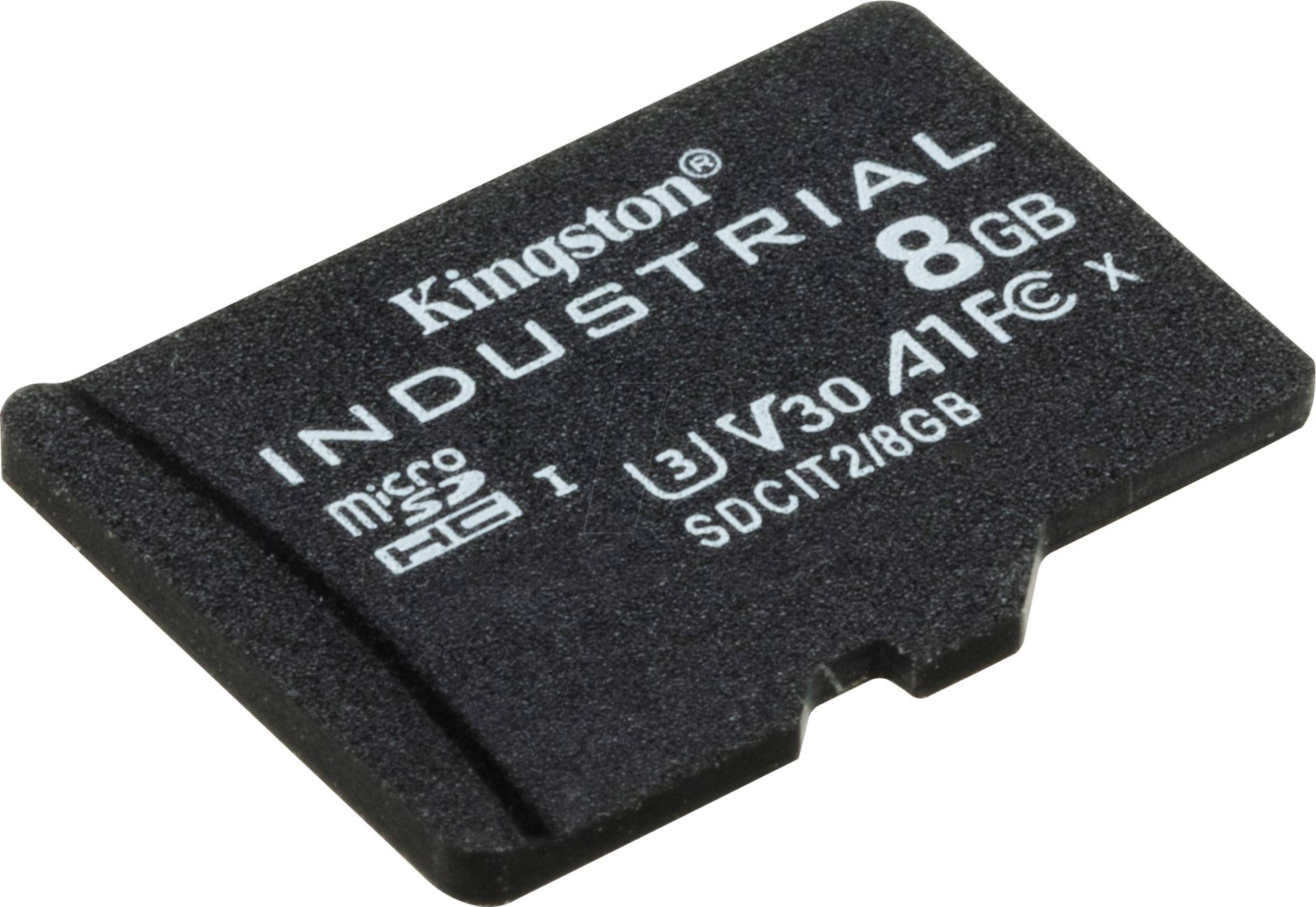 SDCIT2/8GBSP - microSDHC-Speicherkarte 8GB, Kingston Industrial von Kingston
