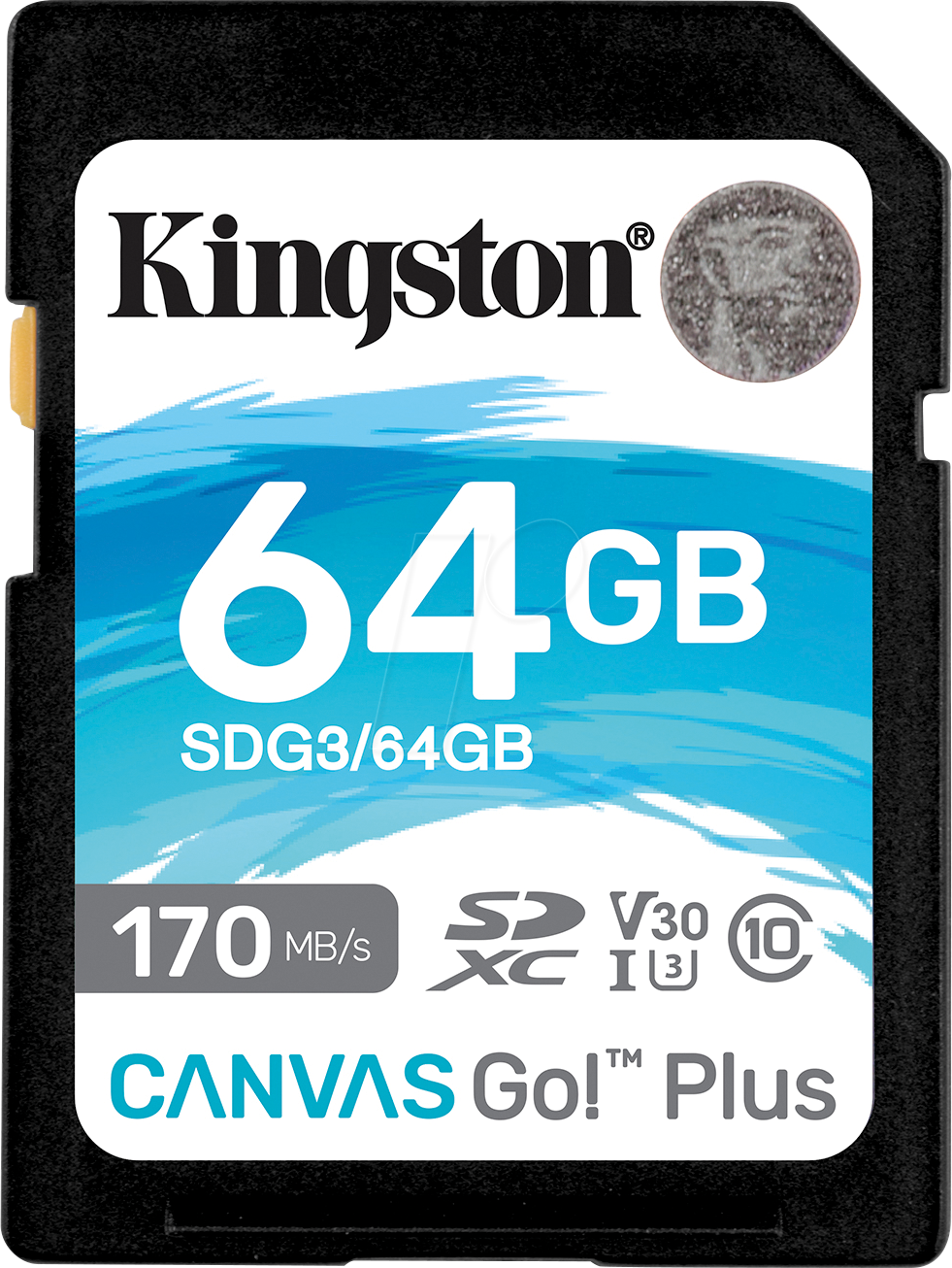 SDG3/64GB - SDXC-Speicherkarte, 64 GB Canvas Go Plus von Kingston