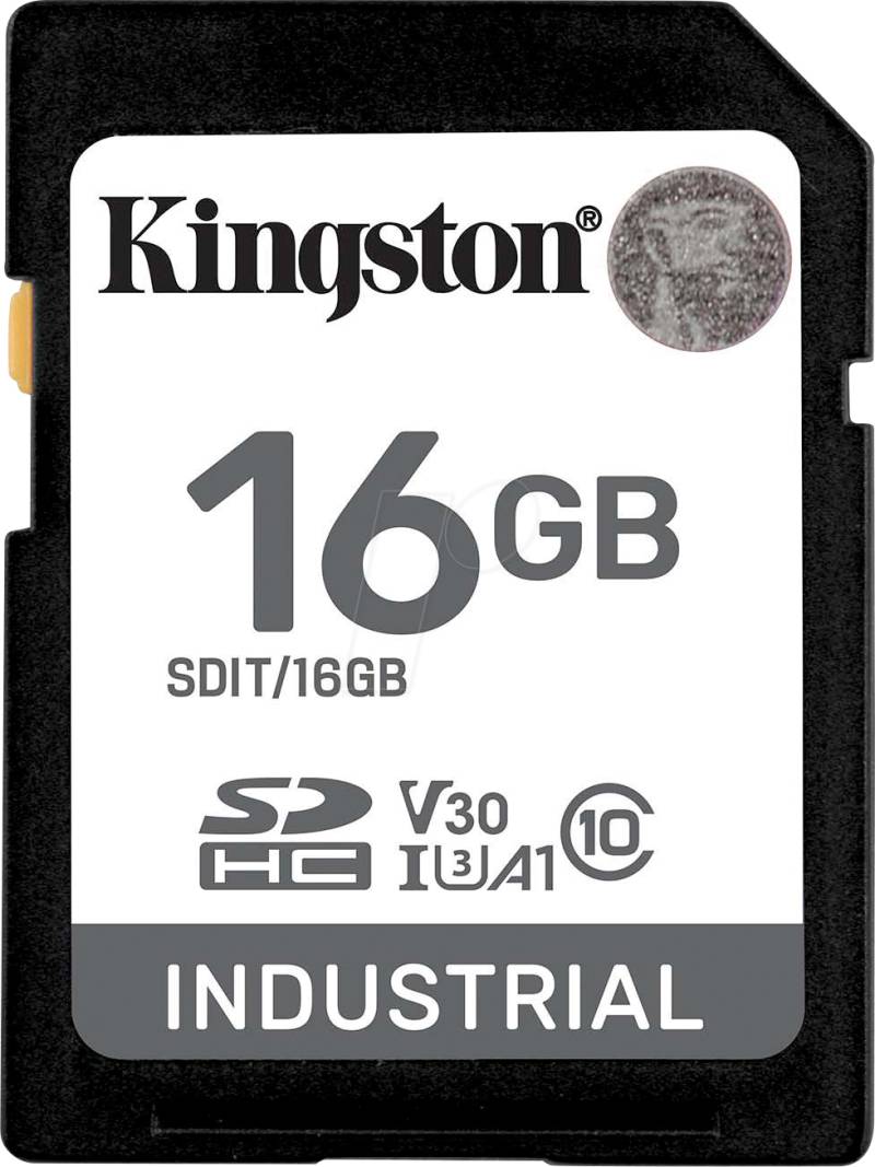 SDIT/16GB - SDHC-Speicherkarte 16GB, Industrial von Kingston