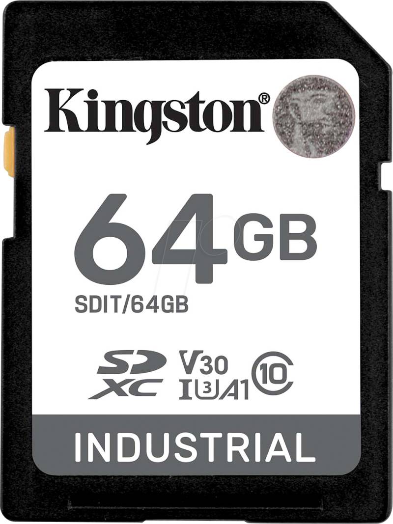 SDIT/64GB - SDXC-Speicherkarte 64GB, Industrial von Kingston