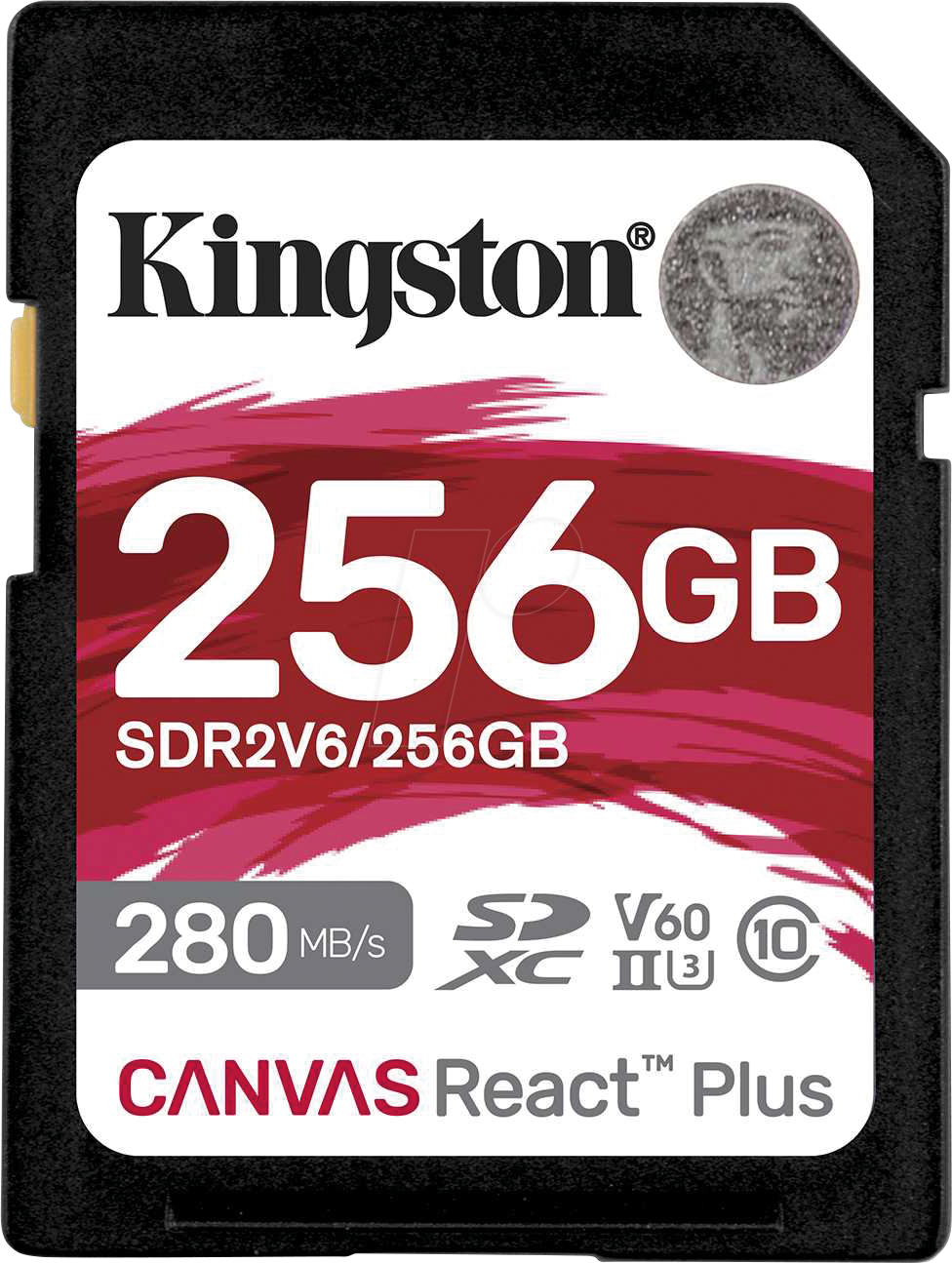 SDR2V6/256GB - SDXC-Speicherkarte, 256 GB SDXC Canvas React Plus SDR2V6/256GB - SDXC-Speicherkarte, 256 GB SDXC Canvas React Plus von Kingston