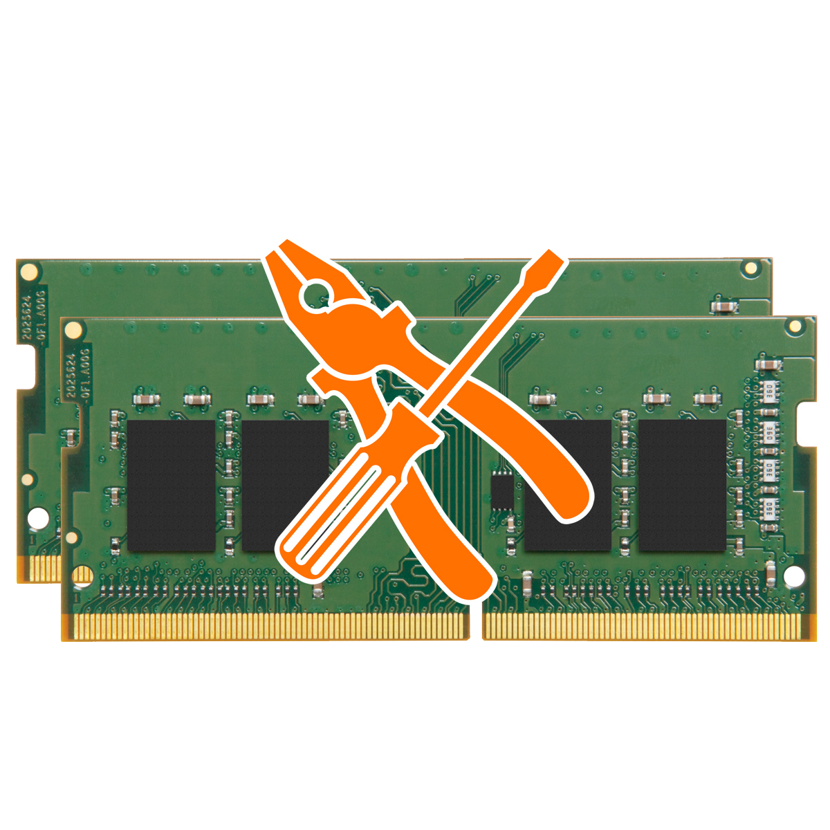 Upgrade auf 64 GB mit 2x 32 GB DDR4-2666 Kingston SODIMM Arbeitsspeicher von Kingston