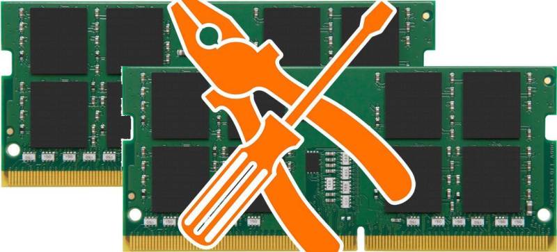 Upgrade auf 64GB mit 2x 32GB DDR4-3200 Kingston SO-DIMM Arbeitsspeicher (KVR32S22D8/32X2-UPGRADE-64GB) von Kingston