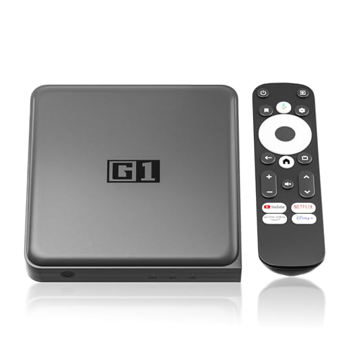 Android TV Box - 4K Smart TV Box Android 14.0 Kompatibel mit Google- und Netflix-Zertifizierung, Unterstützt Dolby Vision·DD+, DTS, 4GB RAM 32GB ROM, WiFi6, BT5.0,AV1,HDR10+, Sprachassistent, Ethernet Android TV Box - 4K Smart TV Box Android 14.0 Kompatibel mit Google- und Netflix-Zertifizierung, Unterstützt Dolby Vision·DD+, DTS, 4GB RAM 32GB ROM, WiFi6, BT5.0,AV1,HDR10+, Sprachassistent, Ethernet von Kinhank