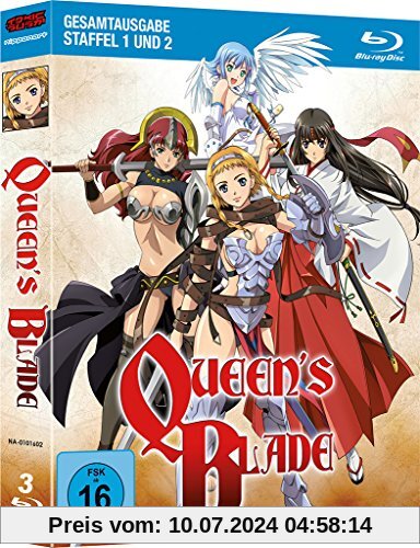Queen's Blade - Komplett-Box (Staffel 1+2) (OmU) [Blu-ray] von Kinji Yoshimoto