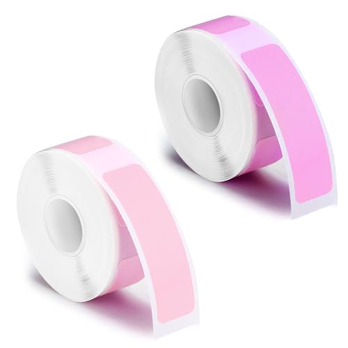 Kinretixia 2 Rollen Etikettenband für Etikettendrucker, Thermo Etikettenhersteller-Band, 12x40 mm, 160 Etiketten pro Rolle, Kompatibel mit D30/P15/P11 Kinretixia 2 Rollen Etikettenband für Etikettendrucker, Thermo Etikettenhersteller-Band, 12x40 mm, 160 Etiketten pro Rolle, Kompatibel mit D30/P15/P11 von Kinretixia